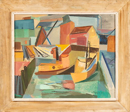 Fishermans’ Boats, 1953, by James A. Richter